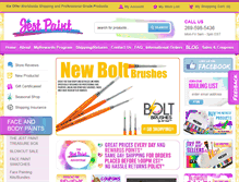 Tablet Screenshot of jestpaint.com